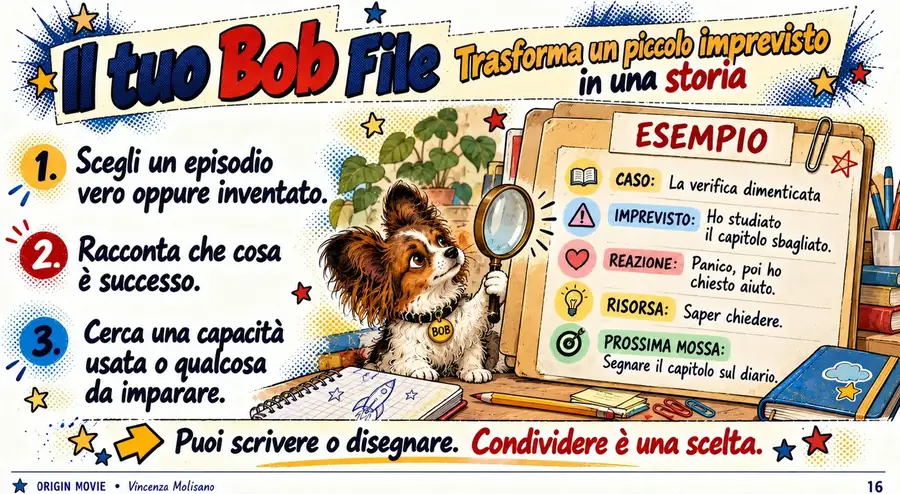 Slide: Il tuo Bob File, trasforma un piccolo imprevisto in una storia